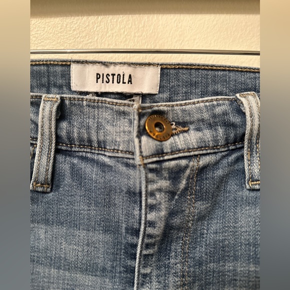 Pistola Jeans: High-rise Tuxedo Stripe Skinny Jeans in SIZE 27 - Picture 5 of 9